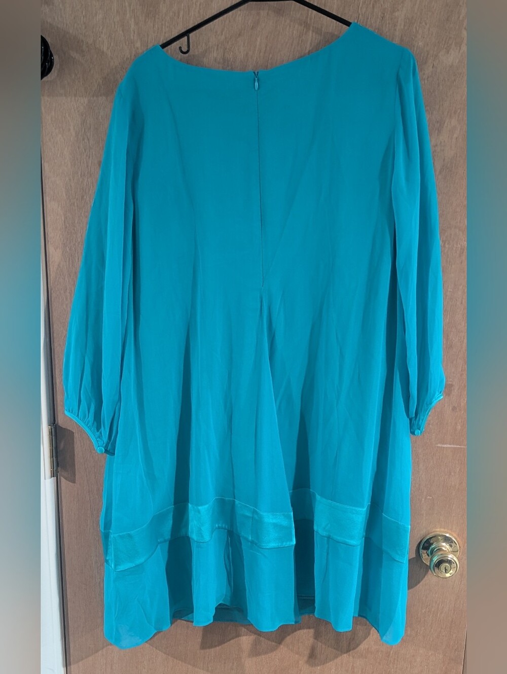 Marina Rinaldi Turquoise Shift Tunic Top - Picture 2 of 4